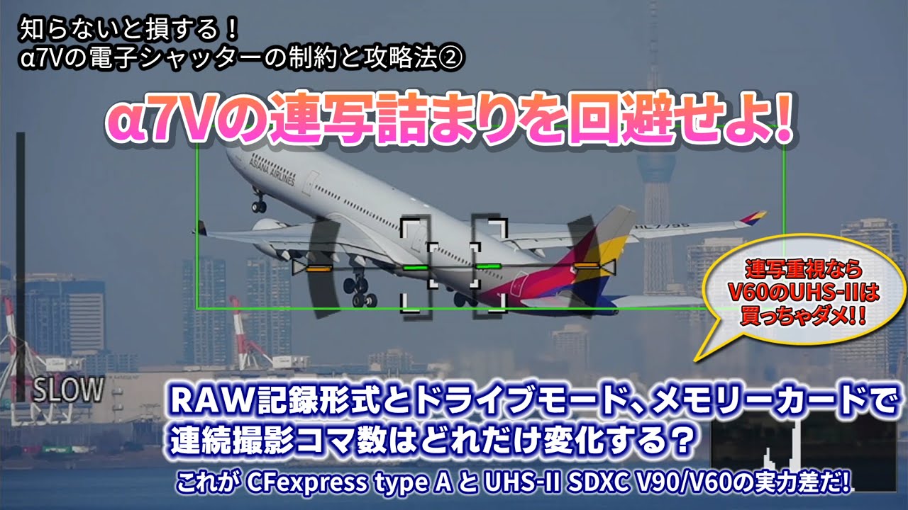 α7Vの連写詰まりを回避せよ！