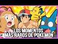 ¡EL ASH MUSCULOSO, EL HERMANO PERDIDO Y MÁS! - LOS MOMENTOS MÁS RAROS DE POKEMON - PARTE 1