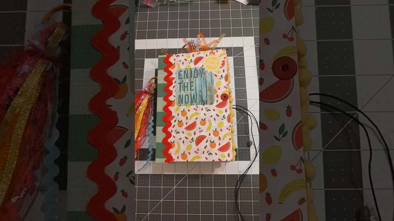 A new happy fun colorful journal now in my eBay shop, link and description box below, thank you!