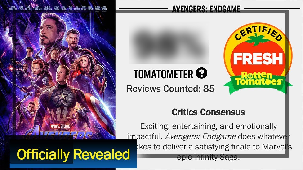 End Game - Rotten Tomatoes