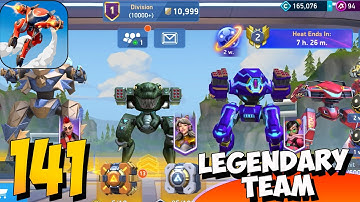Mech Arena - Gameplay Walkthrough Part 140 - LEGENDARY Team💯🔥🔥OMG!(iOS,Android)
