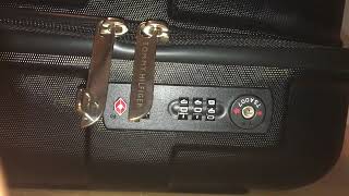 Tommy Hilfiger Suitcase Lock - YouTube