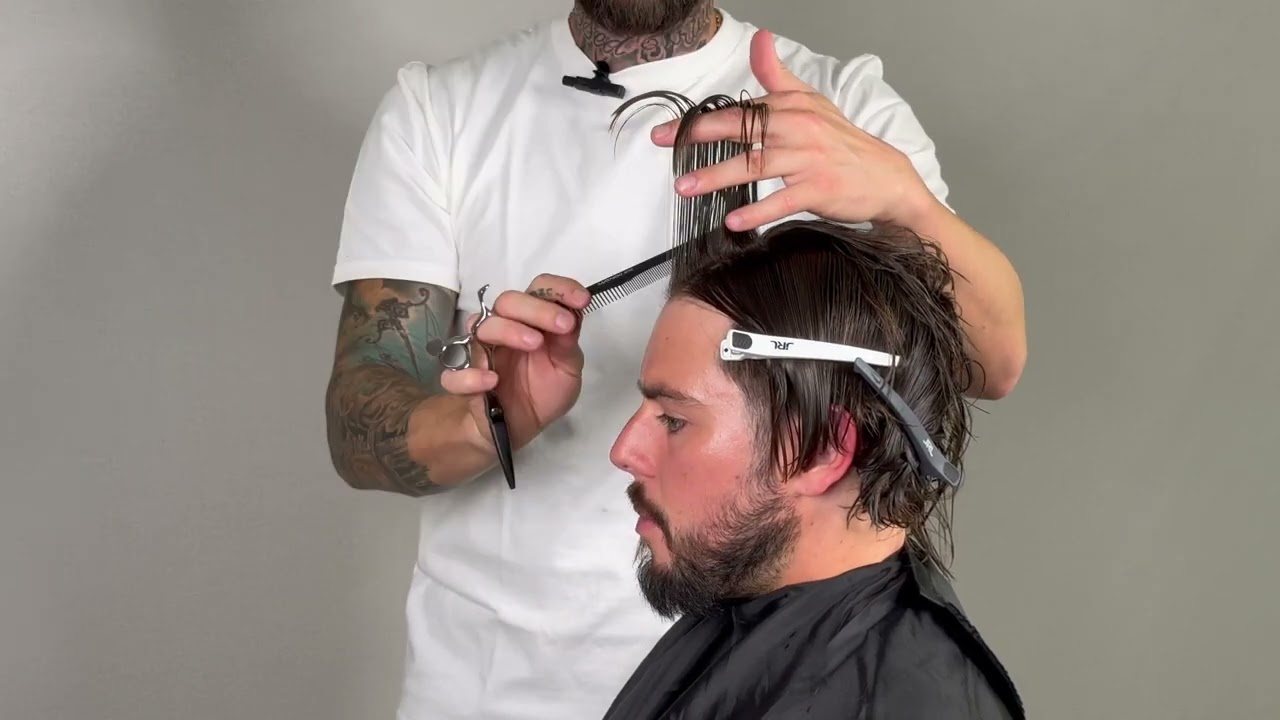 Under Cut Mullet, clipper over comb.