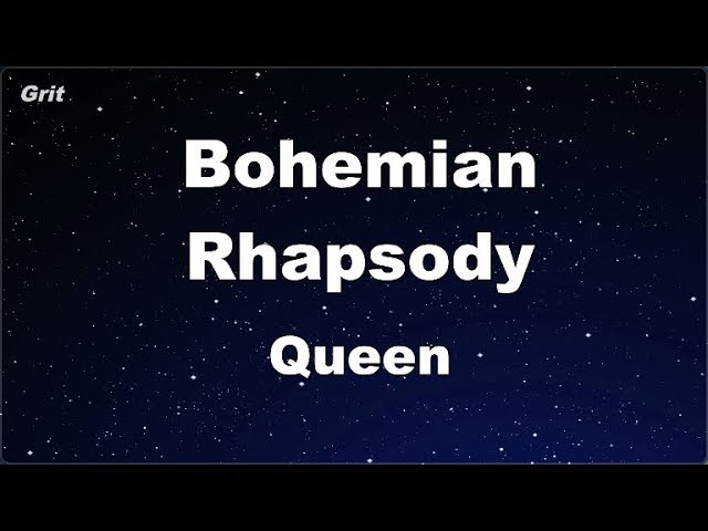 Karaoke♬ Bohemian Rhapsody - Queen 【No Guide Melody】 Instrumental class=