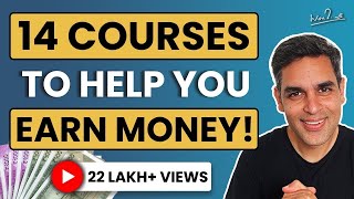 14 ONLINE COURSES that can make you RICH! | Ankur Warikoo Hindi screenshot 1