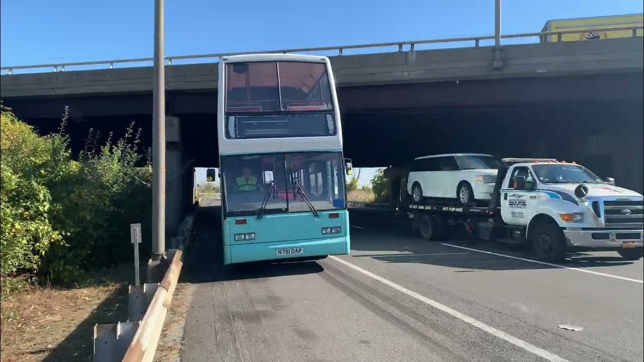 November 10, 2021 Jerry driving under the first underpass on the