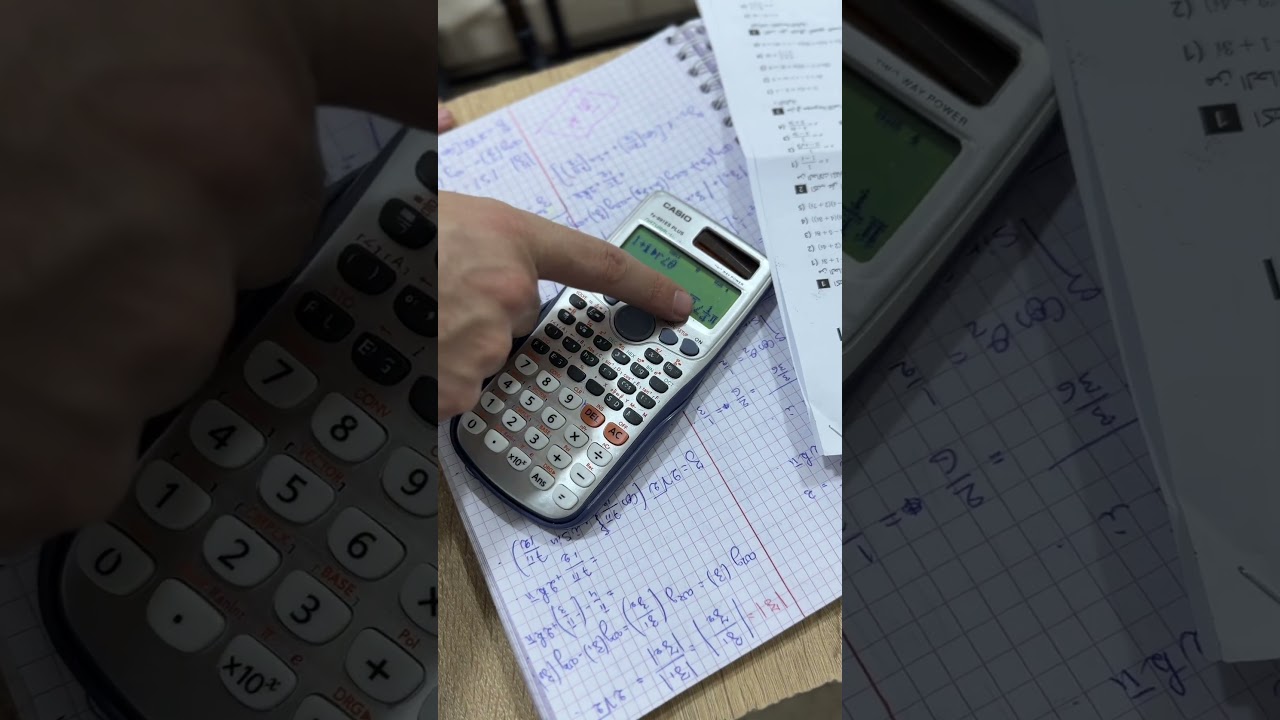 حساب طويلة وعمدة عدد مركب باستعمال الالة الحاسبة casio