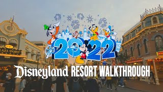 Disneyland 2022  2 Parks, 3 Hotels Walkthrough [4K POV]