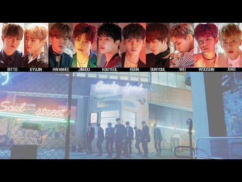 UP10TION - CANDYLAND MV + Lyrics Color Coded HanRomEng