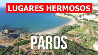 Isla de Paros, Grecia | Playa, viaje, vacaciones, mar, turismo | Vídeo 4k | Paros hermosos lugares