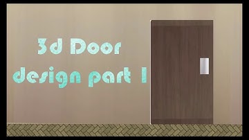 3d door tutorial anime studio Moho part 1  upload