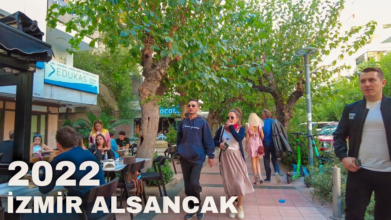 Izmir, तुर्किये | alsancak | पैदल यात्रा 4K