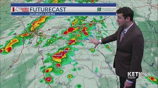 Friday Morning Forecast (10/17/25): Showers & Storms Likely On Saturday