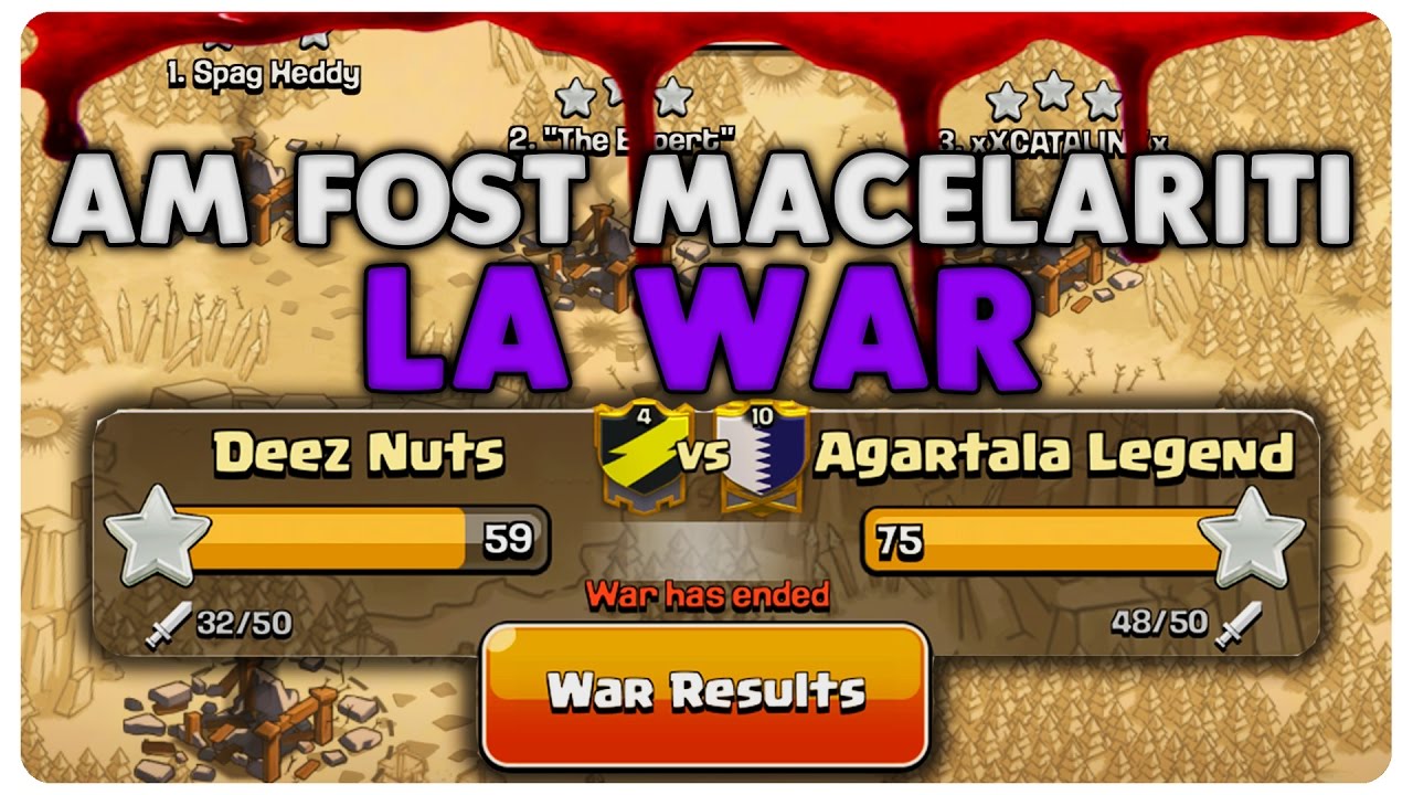 Macel la war | Clash of Clans Romania