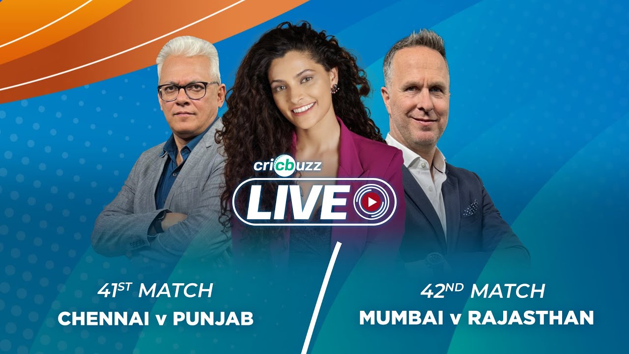 CSKvPBKS #MIvRR Cricbuzz Live Chennai v Punjab, Mumbai v Rajasthan