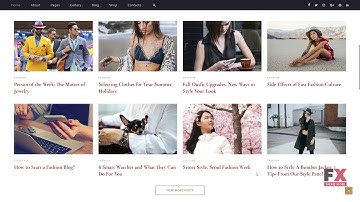 Cute - Fashion Magazine Multipage HTML5 Website Template TMT dowload
