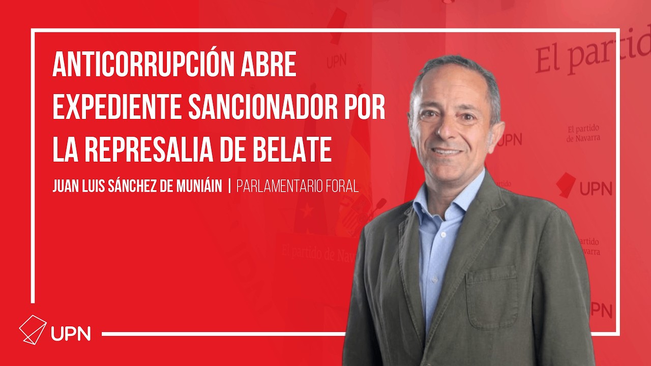 RUEDA DE PRENSA - Juan Luis Sánchez de Muniáin - Anticorrupción represalias Belate