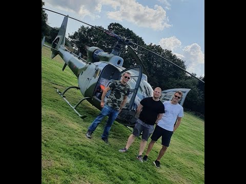 Army Gazelle Helicopter flying  4 confined landings in 1 day