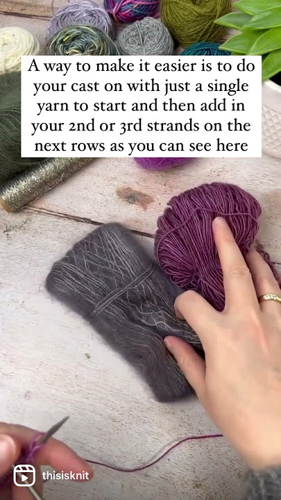 Turn 4 Weight Yarn into Chunky, Super Bulky Yarn! 