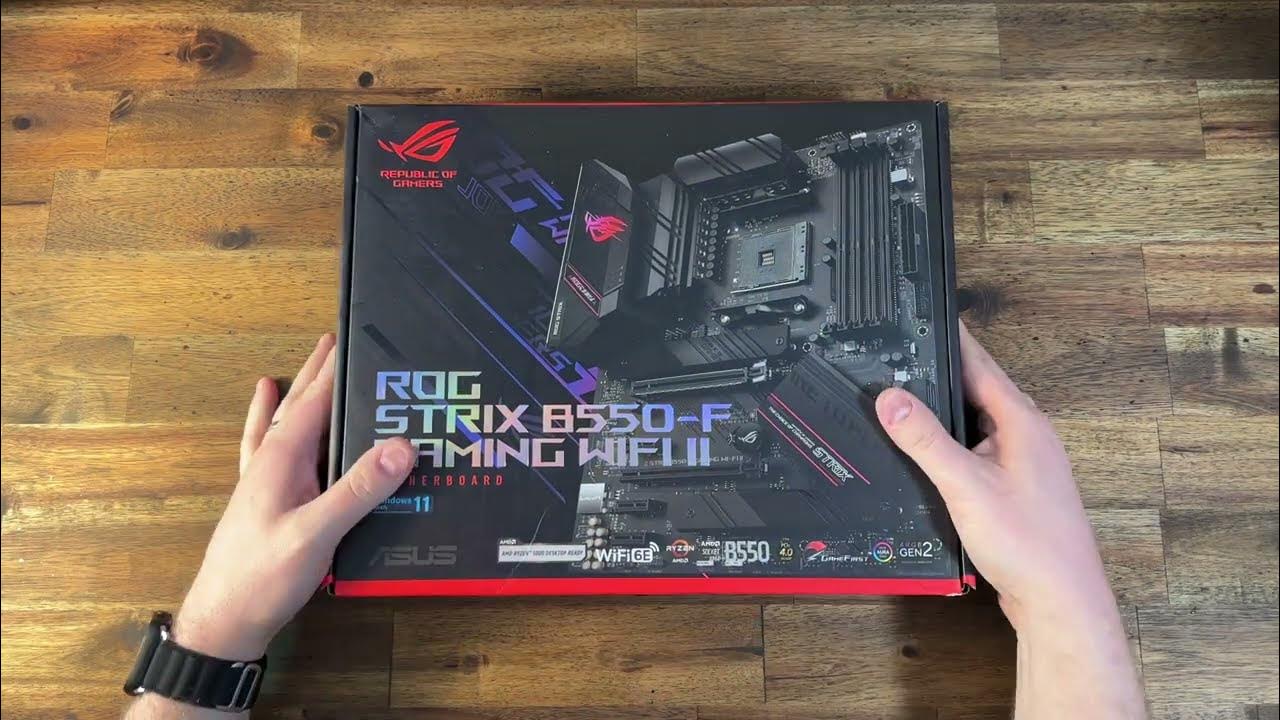 Asus ROG Strix B550-F Gaming WiFi II Unboxing - No Commentary
