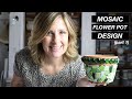 HOW TO MOSAIC A FLOWER POT - part 1 | Materials, Cutting, and Tiling