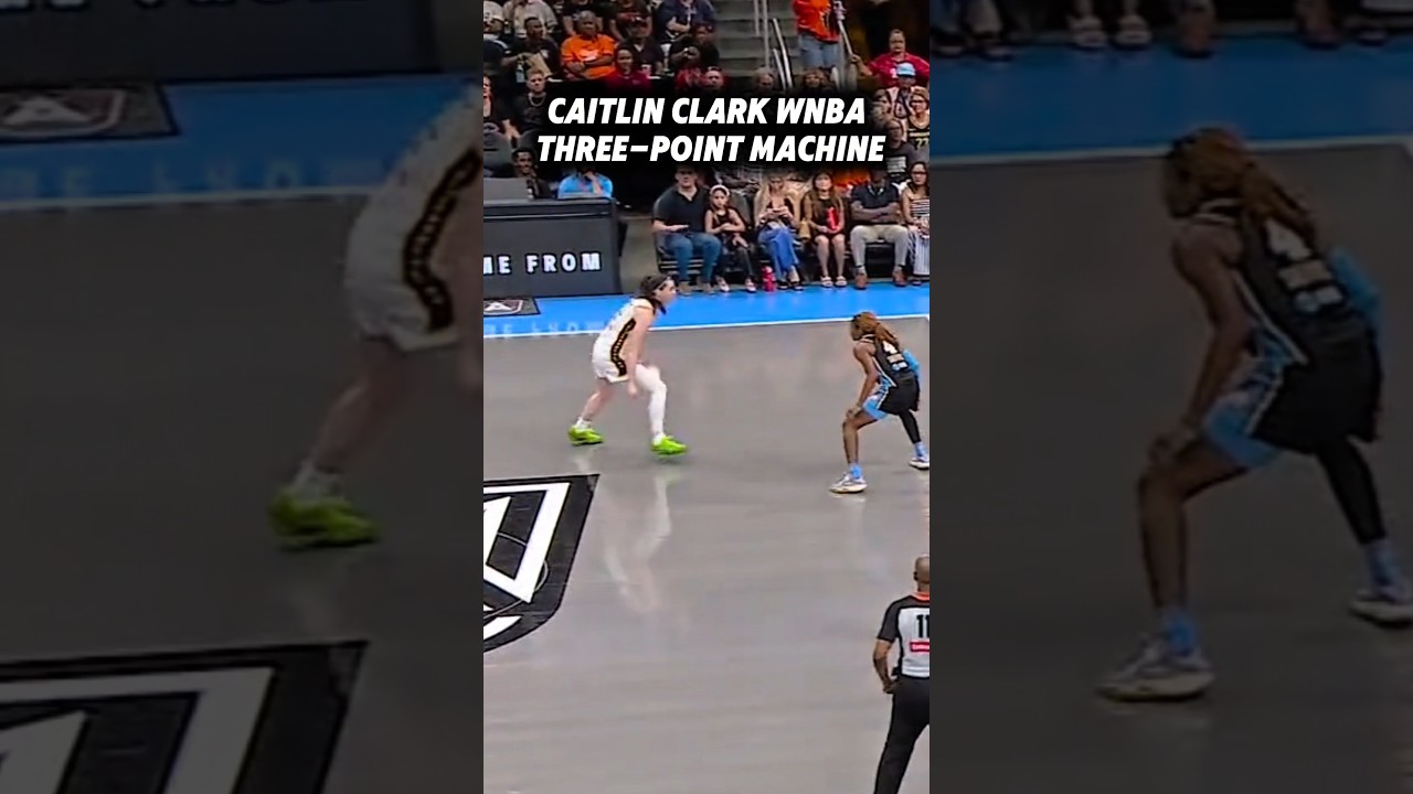 ⁣Caitlin Clark wnba THREE-POINT MACHINE #basketball #wnba #shorts