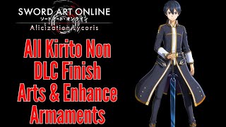 saoal All Kirito Non Dlc Finish Arts U0026 Enhance Armaments