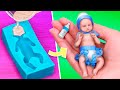 11 DIY Baby Doll Hacks and Crafts / Miniature Baby, Crib and More!