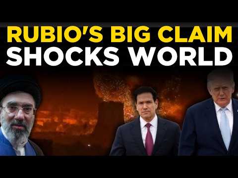 Marco Rubio LIVE: Rubio Says Iran US Conflict Over Sparks Global Reaction | US Iran War Over?