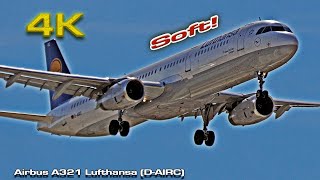 Airbus A321 Lufthansa (D-AIRC) soft landing! screenshot 5