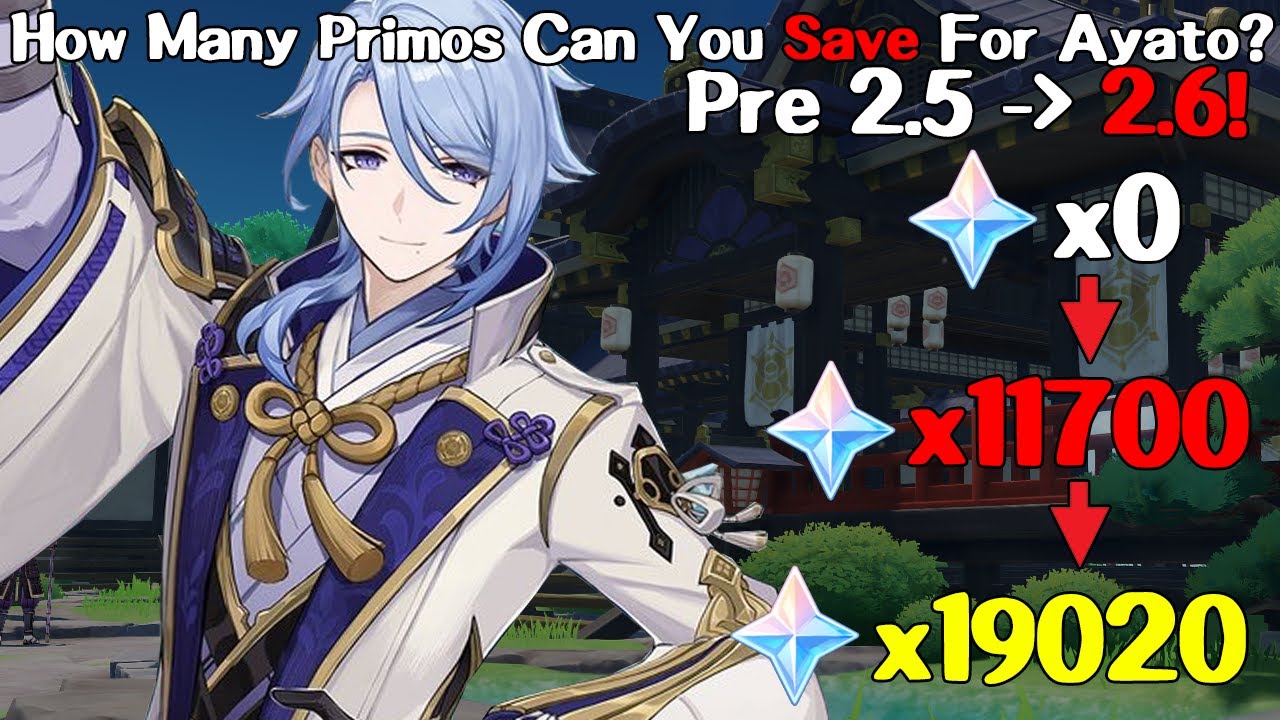How Many Primogems Can You Save For Kamisato Ayato? Prepare For Him