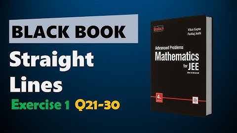 Black Book Series | Straight Lines Important Questions & Short Tricks | JEE Mains & Advanced