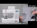 Guide before you start to use uten 2685 sewing machine