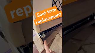 Replacing Mercedes W116 450 SEL seat trim