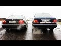 Mercedes w140 s500 vs BMW e38 750i / Что лучше за 300к в 2018г? / Битва двух легенд! / DRAG RACE!