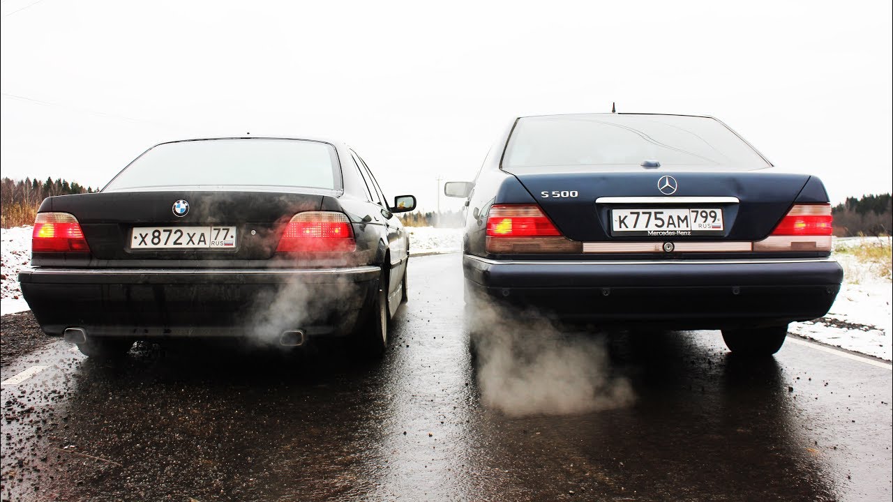 Mercedes w140 s500 vs BMW e38 750i / Что лучше за 300к в