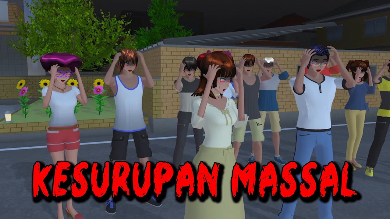 KESURUPAN MASSAL || HORROR MOVIE SAKURA SCHOOL SIMULATOR