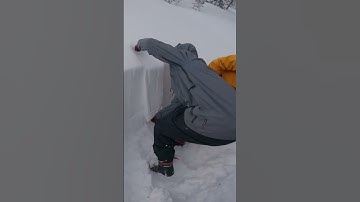 Please test the snow before you go out