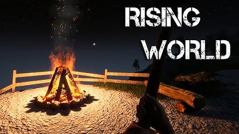 Rising World Preview #12  - How To Build A Log Cabin | Rising World Gameplay