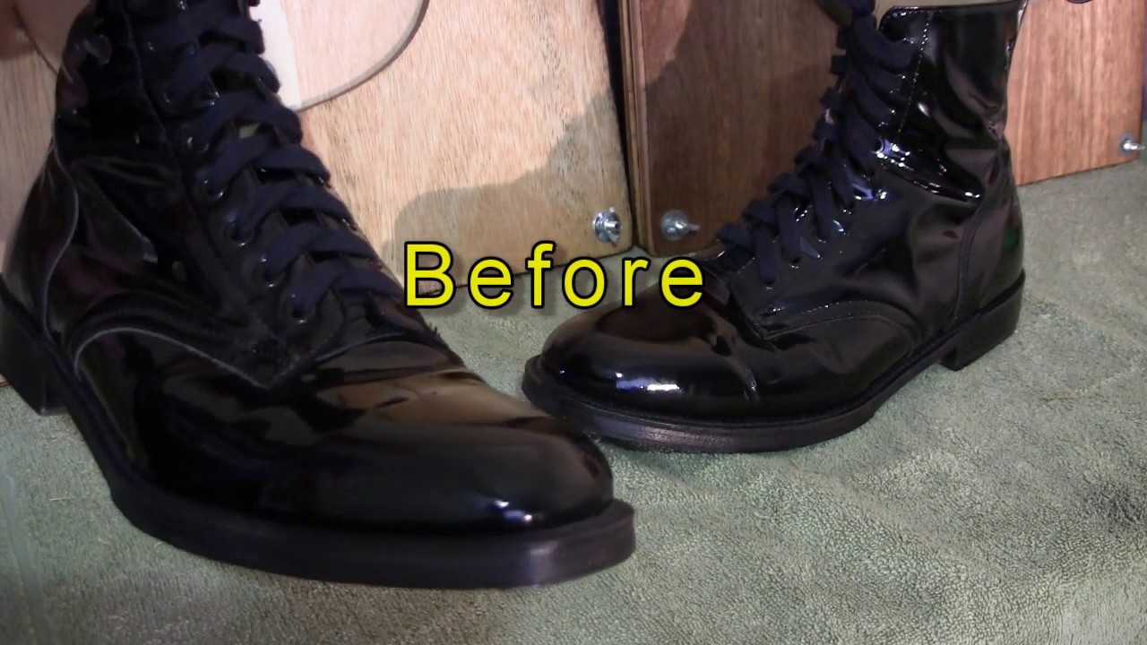 Make your Parade Boots Pop! How to apply Edge Dressing. 