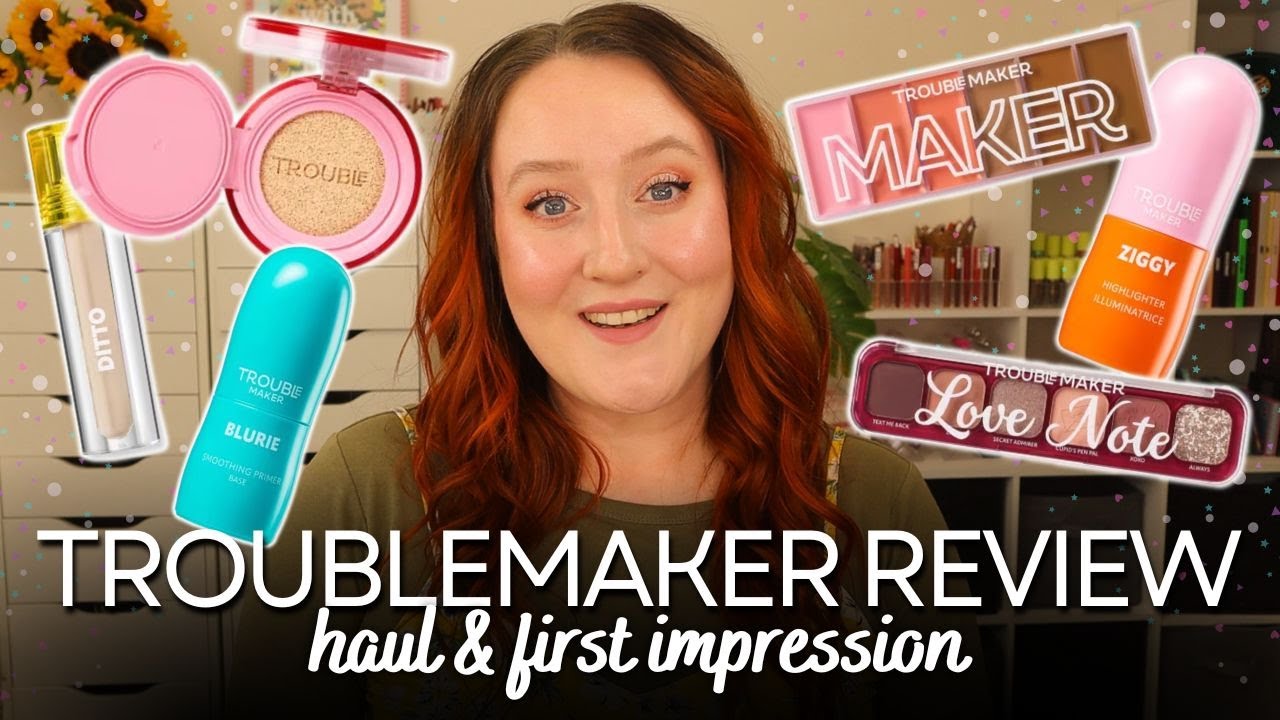 TESTING *MORE* TROUBLEMAKER BEAUTY MAKEUP! *NEW* Cruelty Free & Affordable Makeup Brand At Superdrug