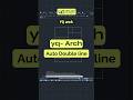 Autocad YQ-arch plugin, automatic double in one command, #autocad #autocadtutorial #architecture
