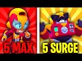 5 MAX VS 5 SURGE ! - BRAWL STARS POLSKA