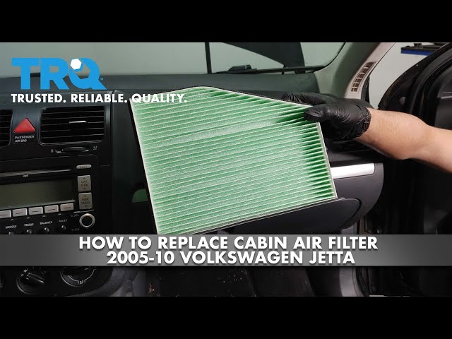 How To Replace Cabin Air Filter 2005-10 Volkswagen Jetta - YouTube