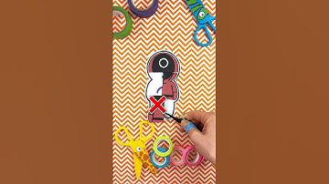 Solving Amazing Paper Craft Puzzle with Pink Soldier by Squid Game 🧩#squidgame #puzzle #squidgame2