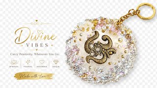 ✨ Divine Ganesh Resin Keychain Making Tutorial 🗝️ | Beautiful Handmade DIY Resin Art Step by Step