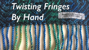 Weaving- Twisting Fringes by Hand