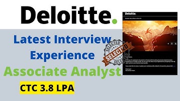 My 2024 Deloitte Latest Interview Experience | Associate Analyst | Selected | Latest Pattern