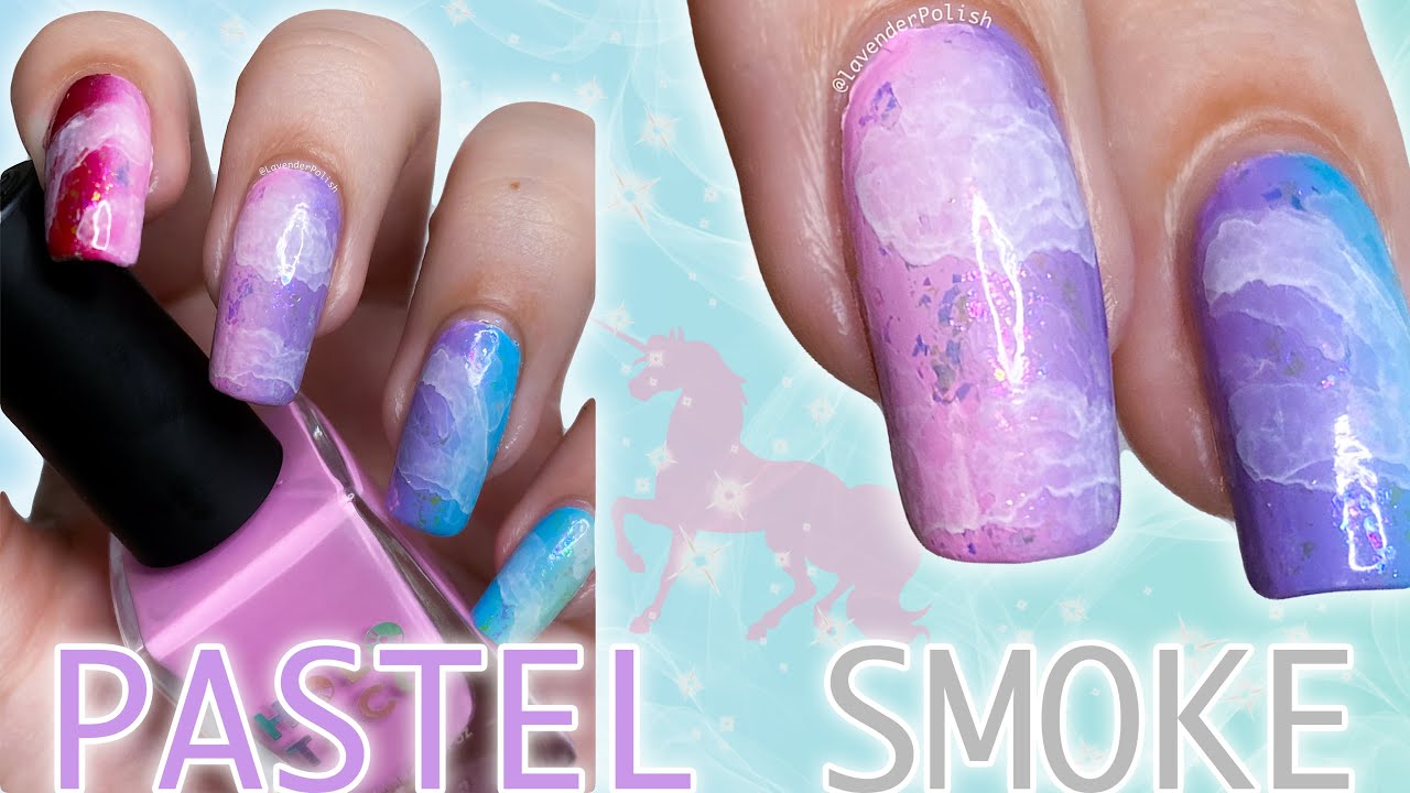 White Smoke Nail Art Tutorial!