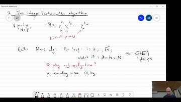 Intro to Quantum Computation: Lecture 10 - Shor